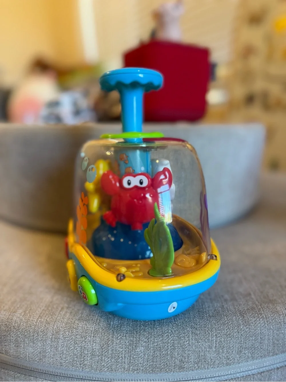 VTech Learn & Spin Aquarium Toy - Blue/Yellow